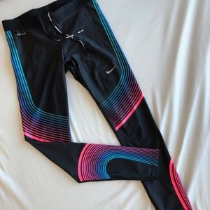 Nike Rainbow Stripe Leggings